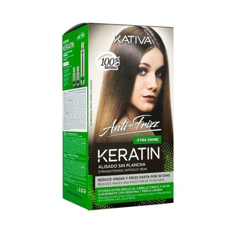 Zestaw do Profesjonalnego Prostowania Włosów Kativa Keratin Alisado
