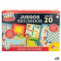 Gra Planszowa Lisciani Giochi Juegos reunidos 40 x 0,1 x 33 cm ES (12 Sztuk)