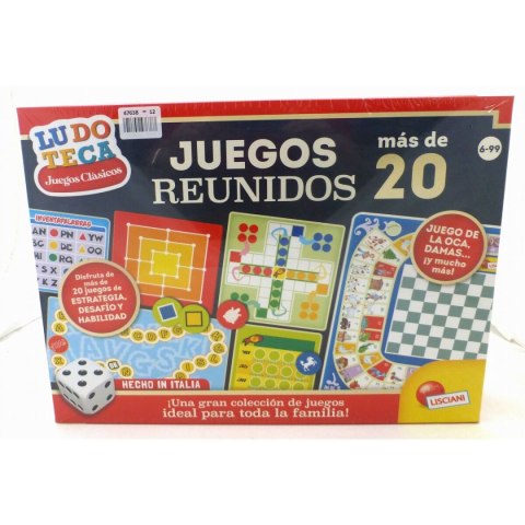 Gra Planszowa Lisciani Giochi Juegos reunidos 40 x 0,1 x 33 cm ES (12 Sztuk)