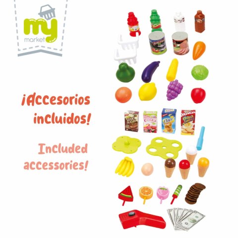 Supermarket z zabawkami 66 x 68 x 25 cm 2 Sztuk