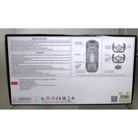 Samochód Sterowany Radiowo BMW Niebieski Czerwony 1:14 34 x 10 x 13,5 cm (2 Sztuk)