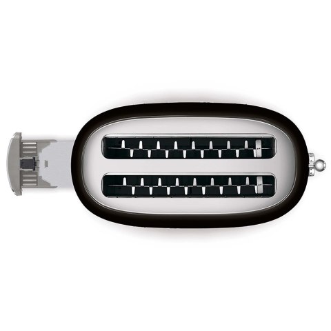 Toster Smeg TSF02BLEU czarny 4 kromek, metalowa obudowa