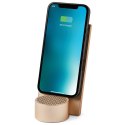 Lexon City Energy Pro Ładowarkaindukcyjna 10W z głośnikiem bluetooth jasnozłoty/soft gold LD145D9