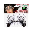 Okulary Kolor Zielony Pająk Halloween Światło