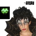 Okulary Kolor Zielony Pająk Halloween Światło