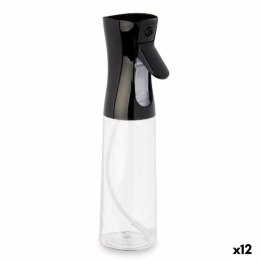 Dozownik do Oliwy i Octu Kinvara Czarny Przezroczysty Polietylen polipropylen polistyrenu PET 300 ml 8 x 24 x 6 cm (12 Sztuk)
