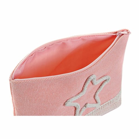 Neseser DKD Home Decor Beżowy Koral Mięta Śródziemnomorski (25 x 7 x 15 cm) (2 Sztuk)