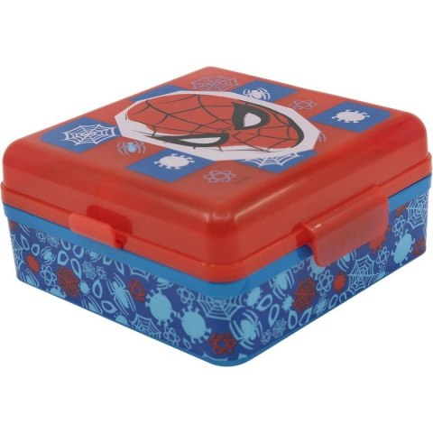 Lunchbox z przegrodami Spider-Man CZ11274 Wielokolorowy Plastikowy