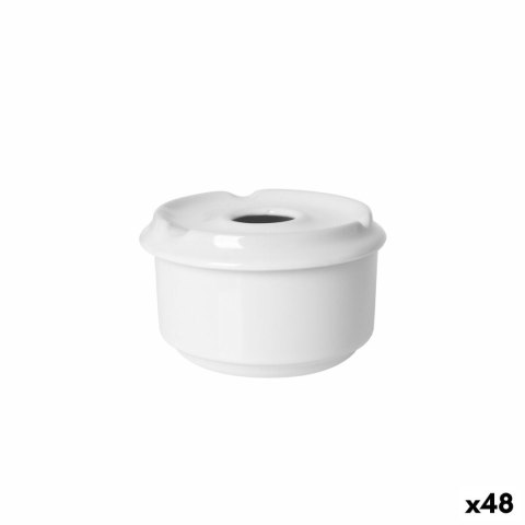 Popielniczka Biały 11 x 11 x 7 cm Zakwaterowanie i Catering (48 Sztuk)