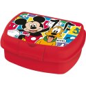 Pudełko na drugie śniadanie Mickey Mouse CZ11370 Czerwony Plastikowy