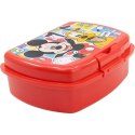 Pudełko na drugie śniadanie Mickey Mouse CZ11370 Czerwony Plastikowy