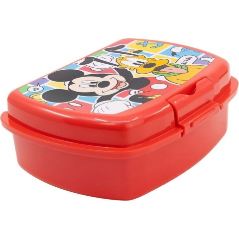 Pudełko na drugie śniadanie Mickey Mouse CZ11370 Czerwony Plastikowy