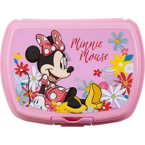 Pudełko na drugie śniadanie Minnie Mouse CZ11371 Różowy Plastikowy