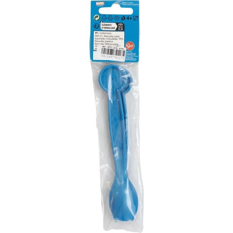 Zestaw sztućców The Avengers CZ11397 Wielokolorowy Plastikowy 2 Części