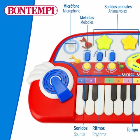 Pianino Elektroniczne Bontempi 38 x 18 x 17 cm (6 Sztuk)