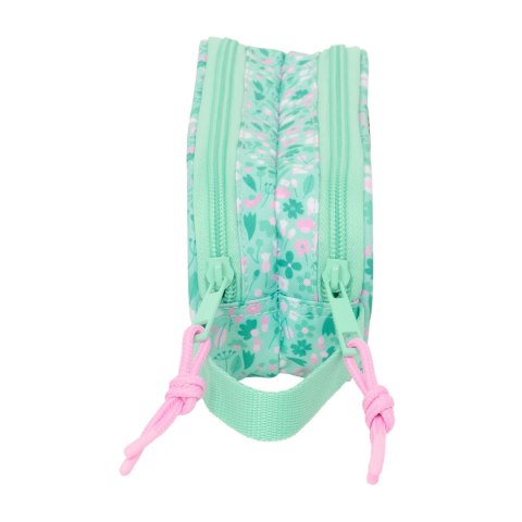 Piórnik Podwójny Safta Cuore Mięta 21 x 8 x 6 cm