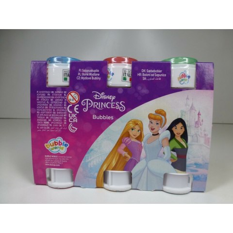 Zestaw do robienia baniek mydlanych Disney Princess 3,8 x 11,5 x 3,8 cm (24 Sztuk)