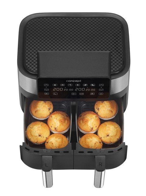 Frytkownica beztłuszczowa double Air Fryer CONCEPT FR8000