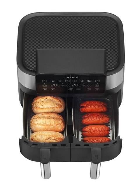 Frytkownica beztłuszczowa double Air Fryer CONCEPT FR8000