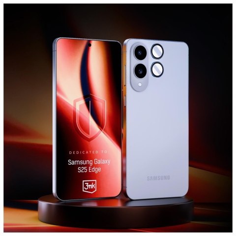 Ochrona na obiektyw aparatu 3MK Lens Protection Pro do Samsung Galaxy S25 Edge czarny