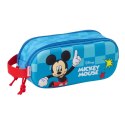 Piórnik Podwójny Mickey Mouse Clubhouse Niebieski 21 x 8 x 6 cm 3D