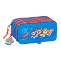 Piórnik Potrójny The Paw Patrol Cool Niebieski Czerwony 21,5 x 10 x 8 cm