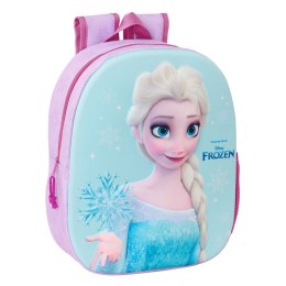 Plecak dziecięcy Frozen Różowy Błękitne niebo 27 x 33 x 10 cm 3D