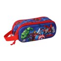 Piórnik Podwójny The Avengers Czerwony Ciemnoniebieski 21 x 8 x 6 cm 3D