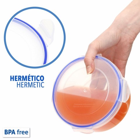 Zestaw hermetycznych pojemników kuchennych segmentowych Max Home 23 x 11 x 23 cm 6 Sztuk