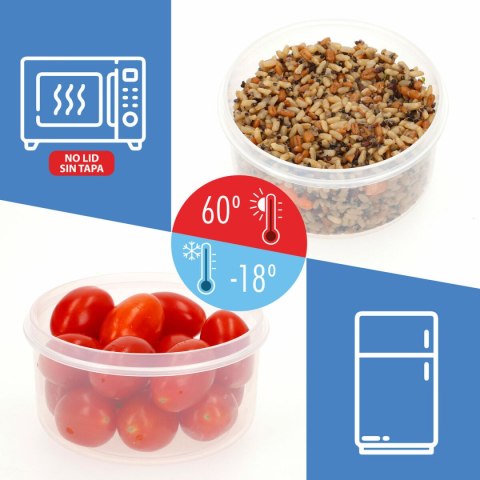 Zestaw hermetycznych pojemników kuchennych segmentowych Max Home 23 x 11 x 23 cm 6 Sztuk