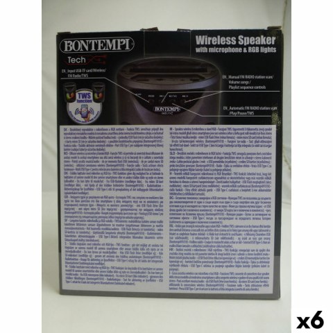 Głośnik z Mikrofonem Karaoke Bontempi 6 Sztuk