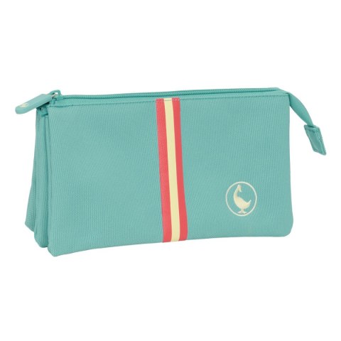 Piórnik Potrójny El Ganso Aquarelle Niebieski 22 x 12 x 3 cm