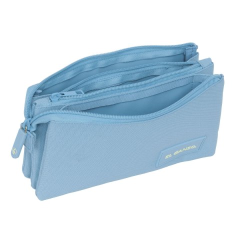Piórnik Potrójny El Ganso Cerulean Niebieski 22 x 12 x 3 cm