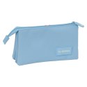 Piórnik Potrójny El Ganso Cerulean Niebieski 22 x 12 x 3 cm