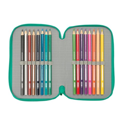 Piórnik potrójny Real Betis Balompié Kwarcowe tygrysie oko 12,5 x 19,5 x 5,5 cm 37 Części