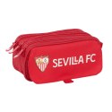 Piórnik Potrójny Sevilla Fútbol Club Czerwony 21,5 x 10 x 8 cm