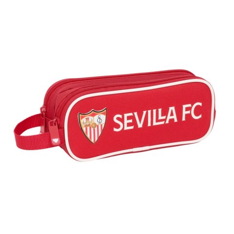 Piórnik Podwójny Sevilla Fútbol Club Czerwony 21 x 8 x 6 cm