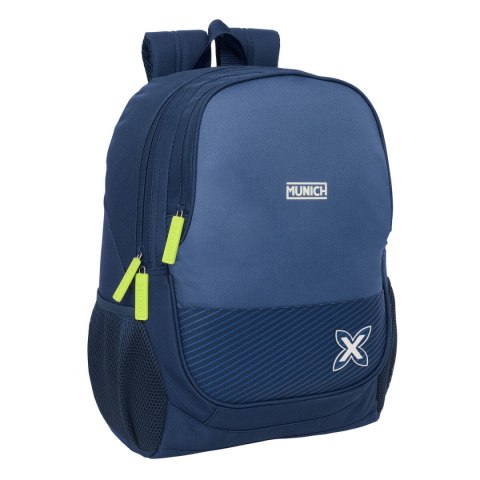 Plecak szkolny Munich Blue indigo Niebieski 32 x 44 x 16 cm