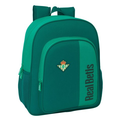 Plecak szkolny Real Betis Balompié Kolor Zielony 32 x 38 x 12 cm