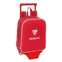 Torba szkolna z kółkami Sevilla Fútbol Club Czerwony 22 x 27 x 10 cm