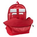 Plecak na laptopa i tableta z wyjściem USB Sevilla Fútbol Club Czerwony