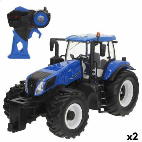 Samochód Sterowany Radiowo New Holland 37 x 21 x 18 cm (2 Sztuk)
