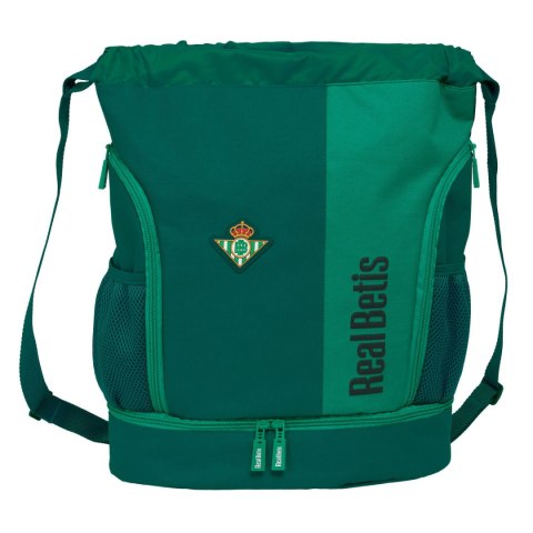 Worek na buty ze sznurkami Real Betis Balompié Kolor Zielony 35 x 40 x 1 cm
