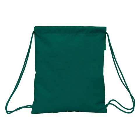Worek na buty ze sznurkami Real Betis Balompié Kolor Zielony 35 x 40 x 1 cm