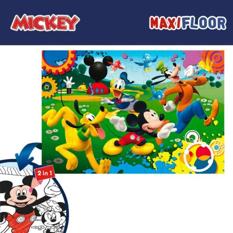 Zestaw 4 Puzzli Mickey Mouse 35 x 1,5 x 25 cm 48 Części (6 Sztuk)