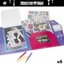 Zestaw do rysowania Monster High (6 Sztuk)
