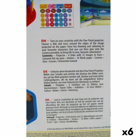 Zestaw do rysowania The Paw Patrol (6 Sztuk)