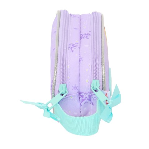 Piórnik Podwójny Frozen Spirit Liliowy 21 x 8 x 6 cm