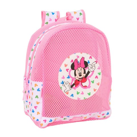 Plecak plażowy Minnie Mouse Wielokolorowy Różowy 30,5 x 24 x 18 cm Dziecięcy
