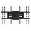 MACLEAN UCHWYT DO TV, MAX VESA 600X400, 32-85", 60KG, REG.KĄTA W PIONIE I POZIOMIE, PROFIL 65-390MM, CZARNY MC-789